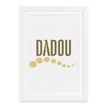 Dadou - Affiche encadrée (27 × 37 cm) - blanc - Devant