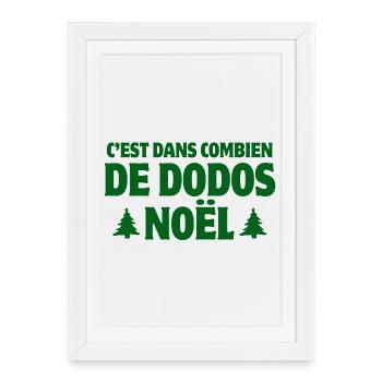 Christmas, Merry Christmas, Christmas Tree - Framed poster (27 × 37 cm) - white - Front