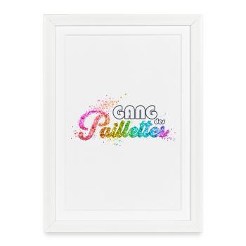 Glitter Gang The return of new design - Framed poster (27 × 37 cm) - white - Front