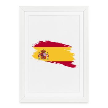 Espagne ! - Affiche encadrée (27 × 37 cm) - blanc - Devant