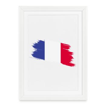 France - Affiche encadrée (27 × 37 cm) - blanc - Devant