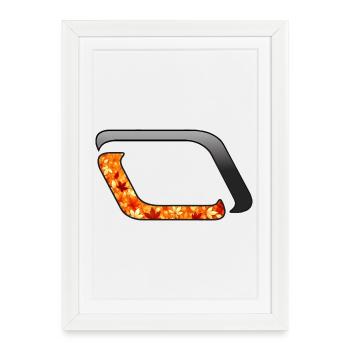 LeafTot7 - Affiche encadrée (27 × 37 cm) - blanc - Devant