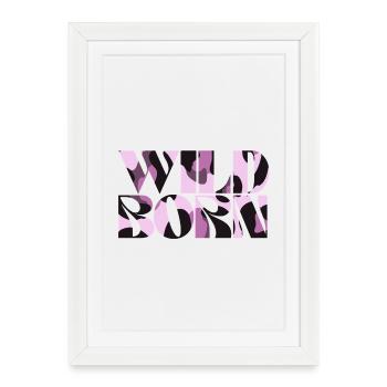 Wild Born Pattern Camouflage Design - Framed poster (27 × 37 cm) - white - Front