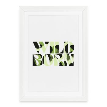 Camo-Inspired Wildlife World Design - Framed poster (27 × 37 cm) - white - Front