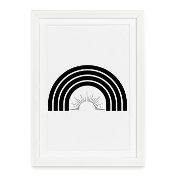 Rainbow Light - Framed poster (27 × 37 cm) - white - Front