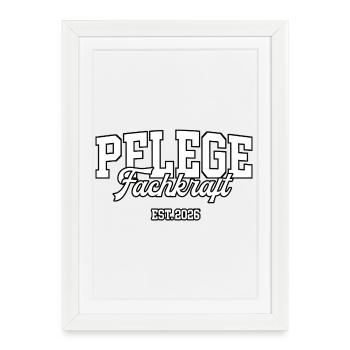 Nurse 2026 Nursing Assistant Training PFK Profession - Framed poster (27 × 37 cm) - white - Front