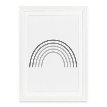 Rainbow - Framed poster (27 × 37 cm) - white - Front