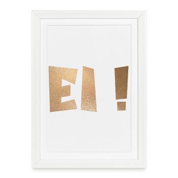 Eggshell Egg - Framed poster (27 × 37 cm) - white - Front