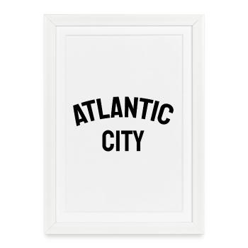Atlantic City - Est. 1854 - New Jersey - USA - Framed poster (27 × 37 cm) - white - Front