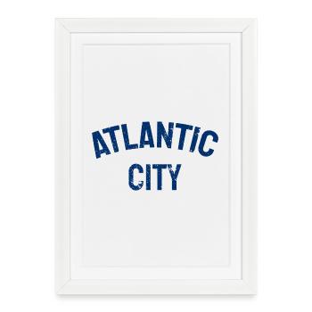 Atlantic City - Est. 1854 - New Jersey - USA - Framed poster (27 × 37 cm) - white - Front