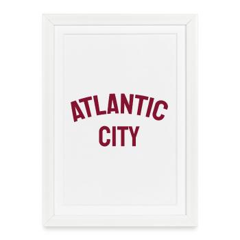 Atlantic City - Est. 1854 - New Jersey - USA - Framed poster (27 × 37 cm) - white - Front