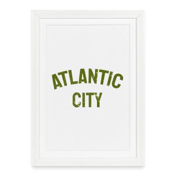 Atlantic City - Est. 1854 - New Jersey - USA - Framed poster (27 × 37 cm) - white - Front