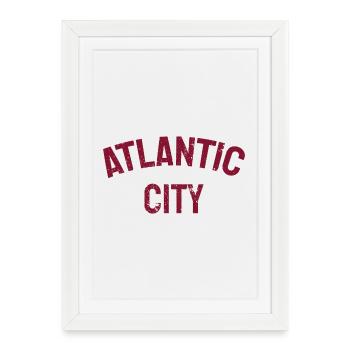 Atlantic City - Est. 1854 - New Jersey - USA - Framed poster (27 × 37 cm) - white - Front
