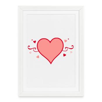 Cadeau pour la fête des mères Cadeau pour maman - Affiche encadrée (27 × 37 cm) - blanc - Devant