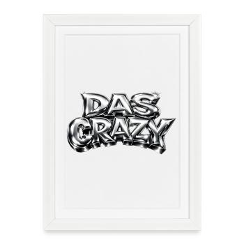 The Crazy - Youth Word Trend - Framed poster (27 × 37 cm) - white - Front