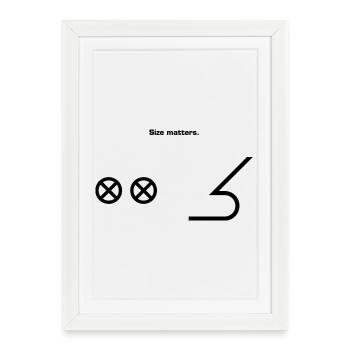Bow Bow - Nautical Sailing Ships Captain - Framed poster (27 × 37 cm) - white - Front