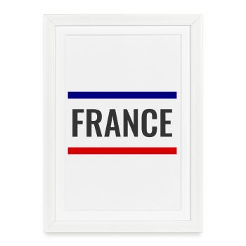 Entre les lignes - France - Affiche encadrée (27 × 37 cm) - blanc - Devant