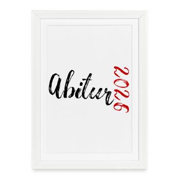Abitur 2026 - Affiche encadrée (27 × 37 cm) - blanc - Devant