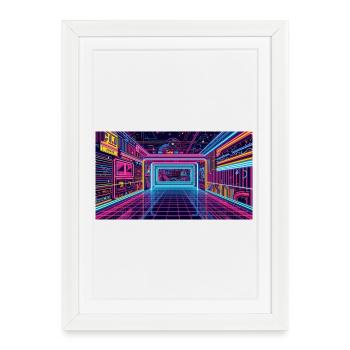 Dance Room - Framed poster (27 × 37 cm) - white - Front