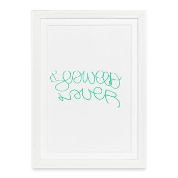 Gift idea for algae lovers - Framed poster (27 × 37 cm) - white - Front