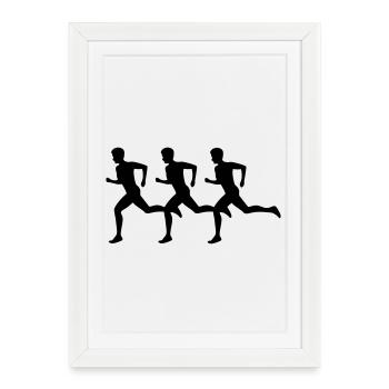 les sports - Affiche encadrée (27 × 37 cm) - blanc - Devant