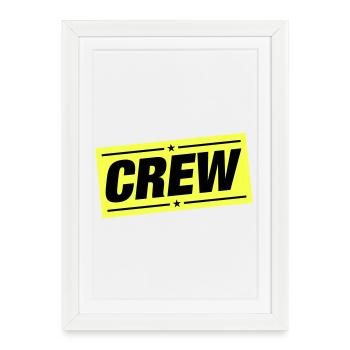 équipage - Affiche encadrée (27 × 37 cm) - blanc - Devant