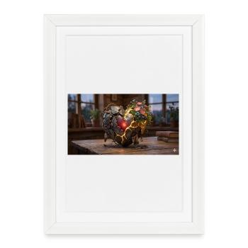 Heart of Healing - Framed poster (27 × 37 cm) - white - Front