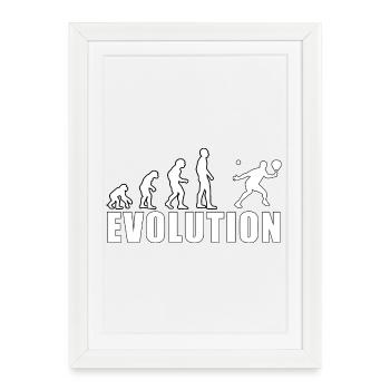 Evolution Padel Professional History Gift - Framed poster (27 × 37 cm) - white - Front