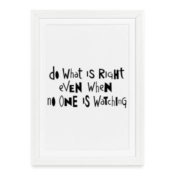 Do what ... by Cean - Framed poster (27 × 37 cm) - white - Front