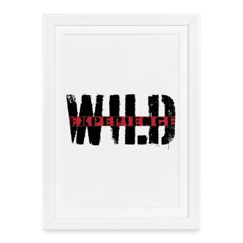 Wild Experience - Framed poster (27 × 37 cm) - white - Front