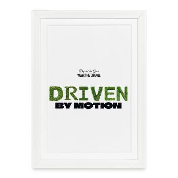 Animé par le mouvement - Affiche encadrée (27 × 37 cm) - blanc - Devant