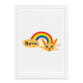 Harrie Cabbage by Helfspawn - Framed poster (27 × 37 cm) - white - Front