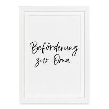 Promotion to grandma - Framed poster (27 × 37 cm) - white - Front