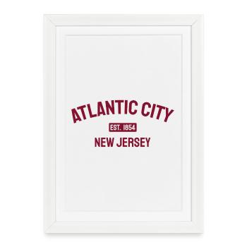 Atlantic City - Est. 1854 - New Jersey - USA - Framed poster (27 × 37 cm) - white - Front
