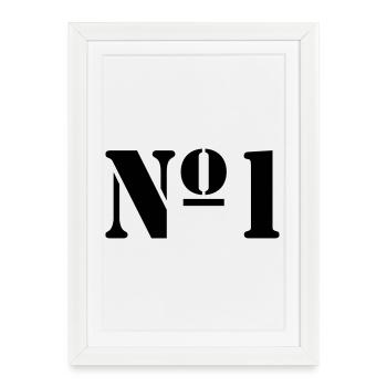 2541614 15062640 no1 - Affiche encadrée (27 × 37 cm) - blanc - Devant