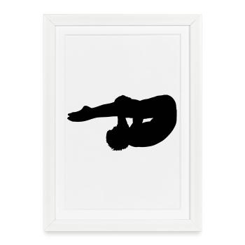 turmsprung - Framed poster (27 × 37 cm) - white - Front