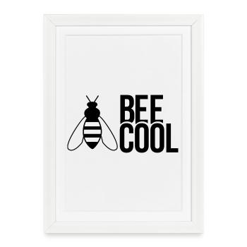 cool - Framed poster (27 × 37 cm) - white - Front