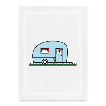 FEIERTAG. FROHE FEIERTAGE. GELIEBTE. MEISTER. LEHRER - Gerahmtes Poster (27 × 37 cm) - Weiß - Vorne