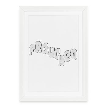 Mistress Dog Love Style - Framed poster (27 × 37 cm) - white - Front
