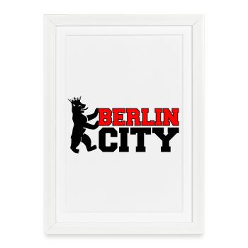 berlin_city_2 - Framed poster (27 × 37 cm) - white - Front