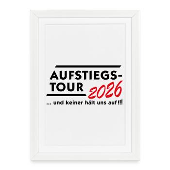 Ascension Tour 2026 - Affiche encadrée (27 × 37 cm) - blanc - Devant