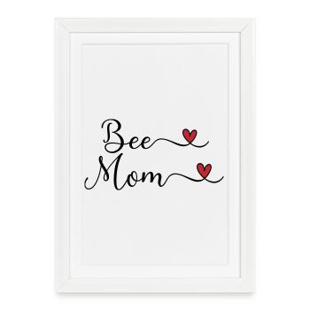 Beekeeper - Bee Mom - Framed poster (27 × 37 cm) - white - Front