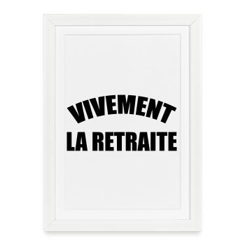 Strongly Retreat! - Framed poster (27 × 37 cm) - white - Front