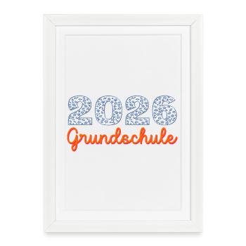 Espace Enfant de l’école primaire 2026 - Affiche encadrée (27 × 37 cm) - blanc - Devant
