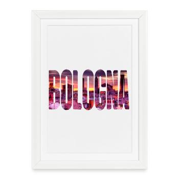 Bologna Sunset - Framed poster (27 × 37 cm) - white - Front