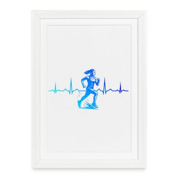 Motif récurrent qui fonctionne immédiatement - Affiche encadrée (27 × 37 cm) - blanc - Devant