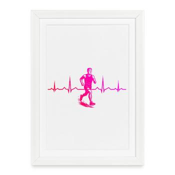 Un incontournable pour les vraies courses - Affiche encadrée (27 × 37 cm) - blanc - Devant