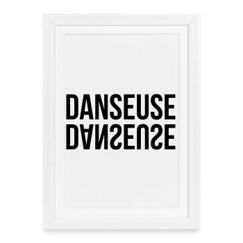 Dancer - Dance - Framed poster (27 × 37 cm) - white - Front