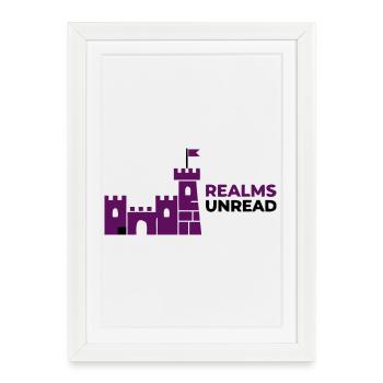 Castle Castle Realms Unread - Framed poster (27 × 37 cm) - white - Front