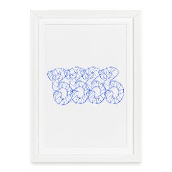 3333 - Gift idea for fans of the number 3333 - Framed poster (27 × 37 cm) - white - Front